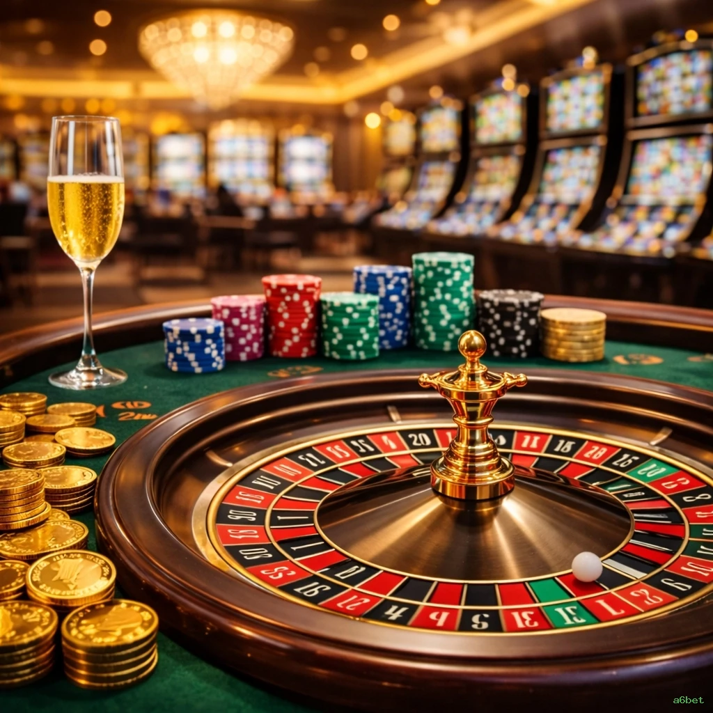 Imagem promocional da a6bet mostrando a plataforma e suas vantagens